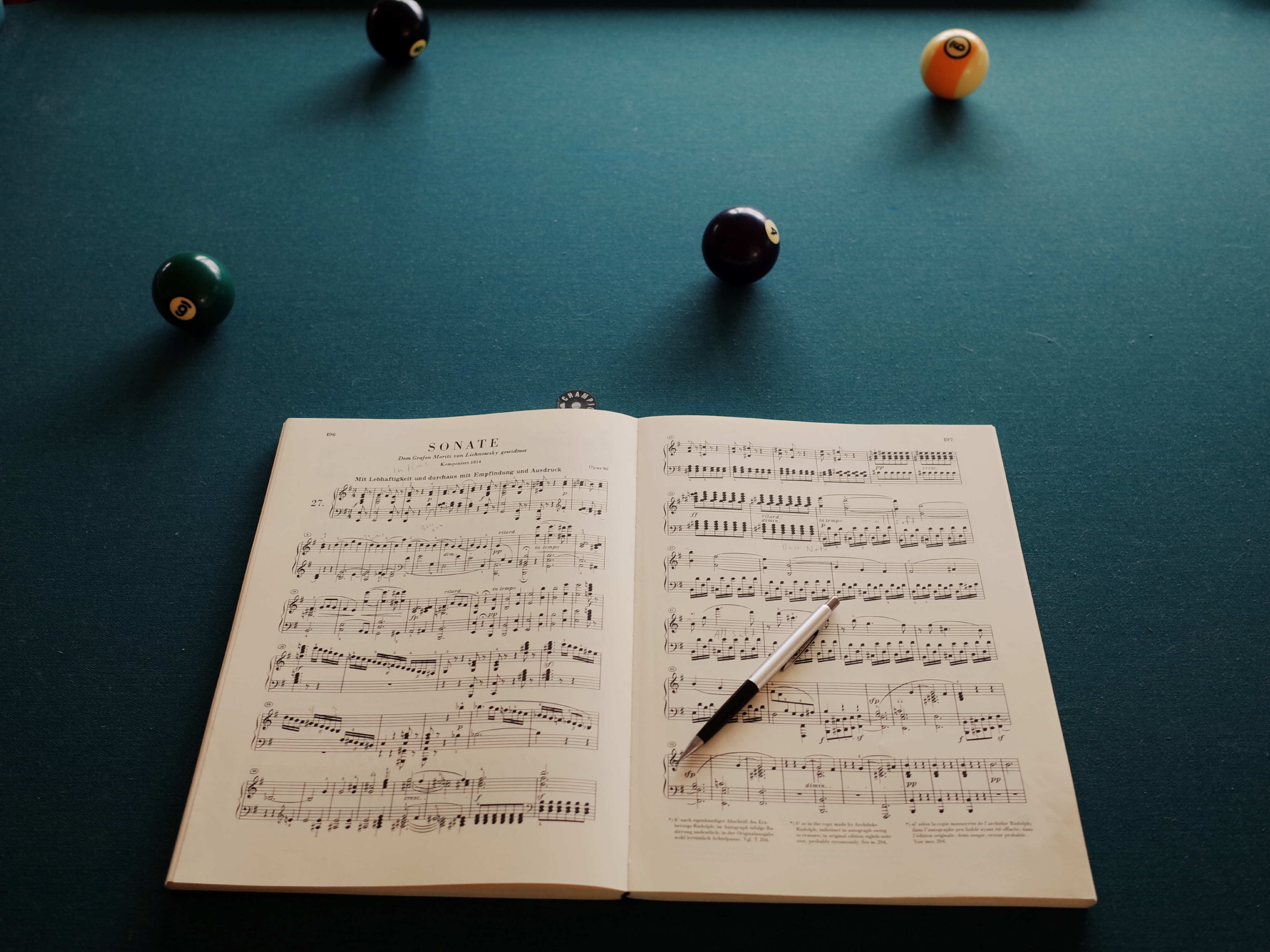 Photo: Pencils, Pool and Practice – The Montana Writing Company